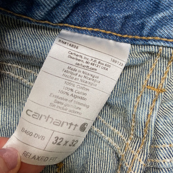 Carhartt Men's Relaxed Fit Cotton Jeans Size 32x32 - Picture 7 of 11